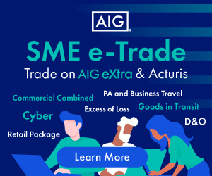 AIG SME insurance - E-trade advert for insurance brokers