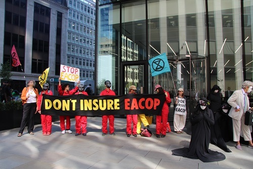 Climate-Activists-protestors-demonstrating-in-the-London-Insurance-Market