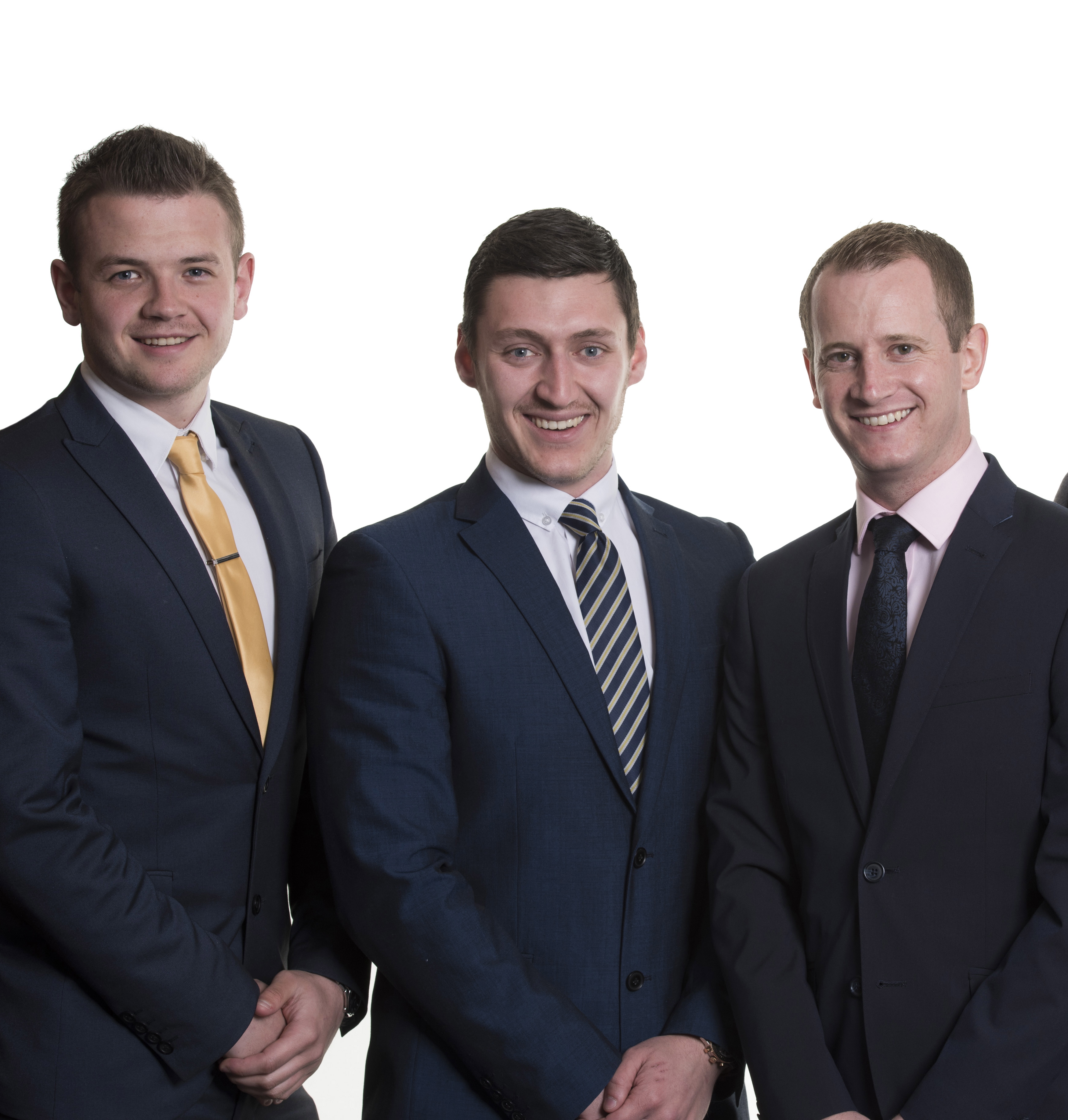 L-to-R:-New-Gauntlet-haulage-insurance-employees-Matthew-Humm-and-Thomas-O'Connell-with-Gauntlet-Director,-Ian-McCarron
