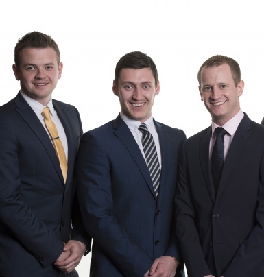 L-to-R:-New-Gauntlet-haulage-insurance-employees-Matthew-Humm-and-Thomas-O'Connell-with-Gauntlet-Director,-Ian-McCarron