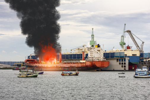 Explosion-in-port